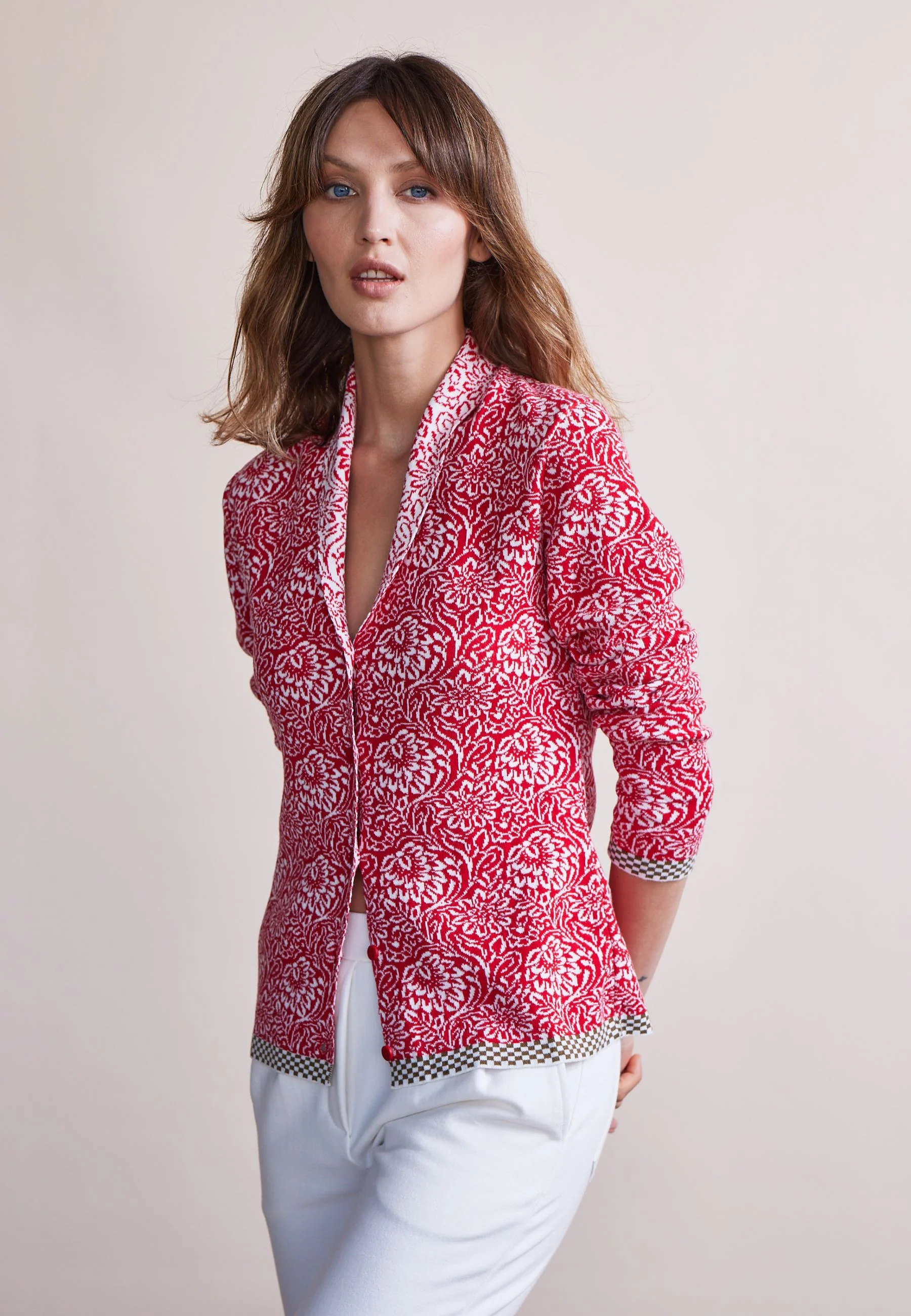 Jaquard-Strickjacken